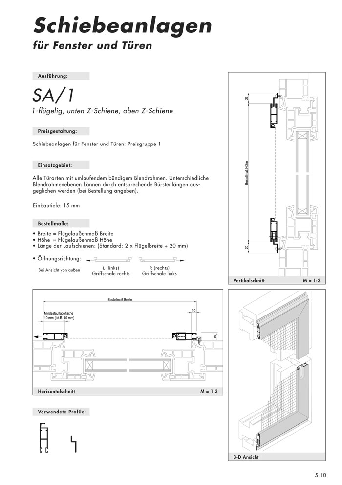 Schiebeanlage